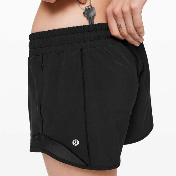 Lululemon Hotty Hot Short II *Long 4", W7ARLT, Black, Size 8 - Picture 4 of 16